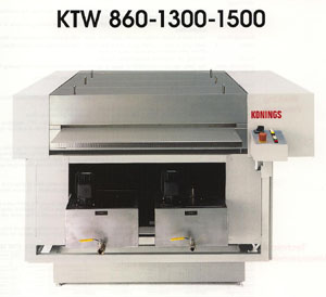 Процессор для проявки безводных офсетных пластин (KONINGS KTW 860-1300-1500)